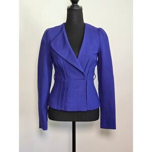 NWT Tracy Reese Women's Blazer Blue Violet Size 0